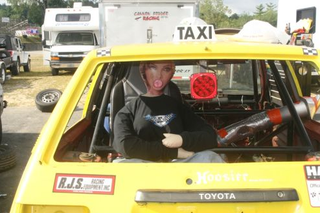 Illustration for article titled More Screaming FX16 Corolla (and Audi 90) Action: The Schumacher Taxi Service Is Back!
